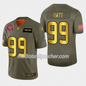 Maillot Houston Texans J.J. Watt 99 Nike 2019 Salute to Service 100th - Homme